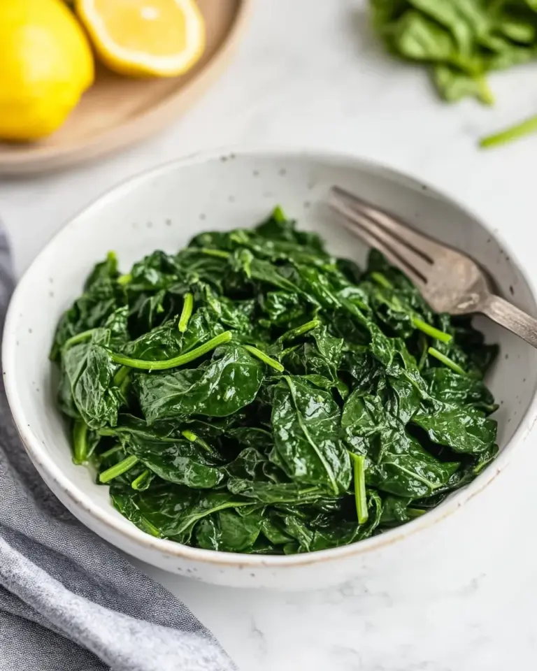 Steamed Spinach