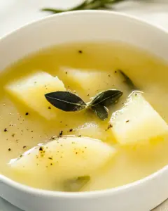 Steckruebensuppe German Turnip Soup