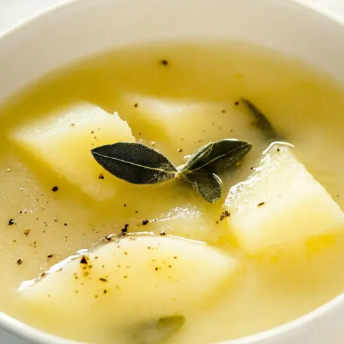 Steckruebensuppe German Turnip Soup