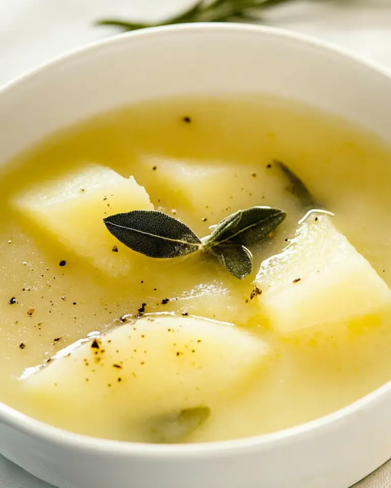 Steckruebensuppe German Turnip Soup