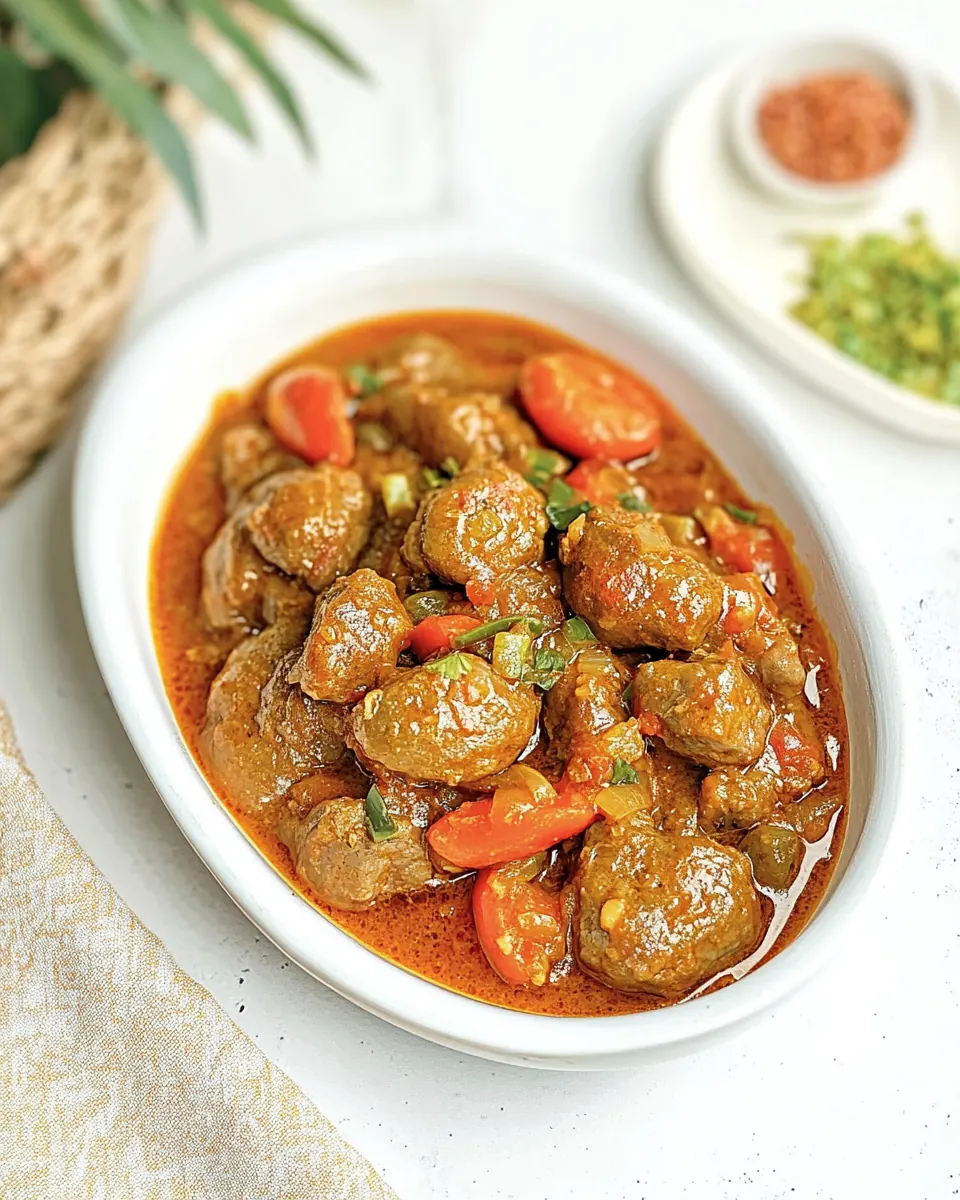 Stewed Chicken Gizzard Recipe
