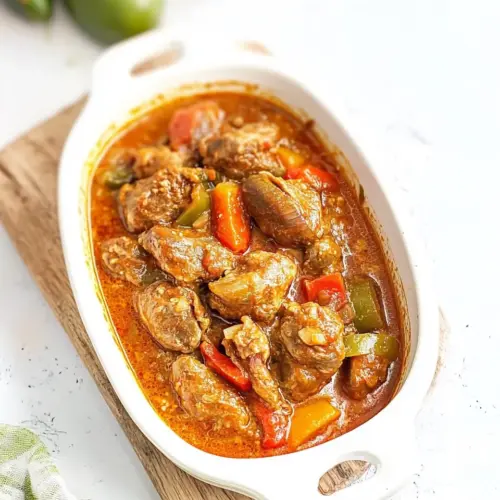 Stewed Chicken Gizzard Recipe