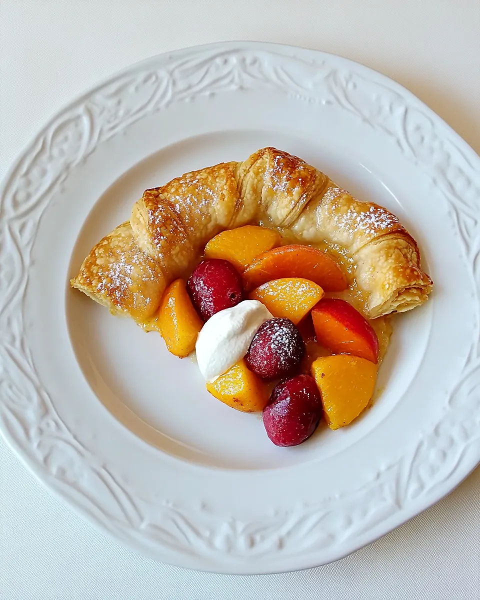 Stone Fruit Galette with Ginger and Vanilla