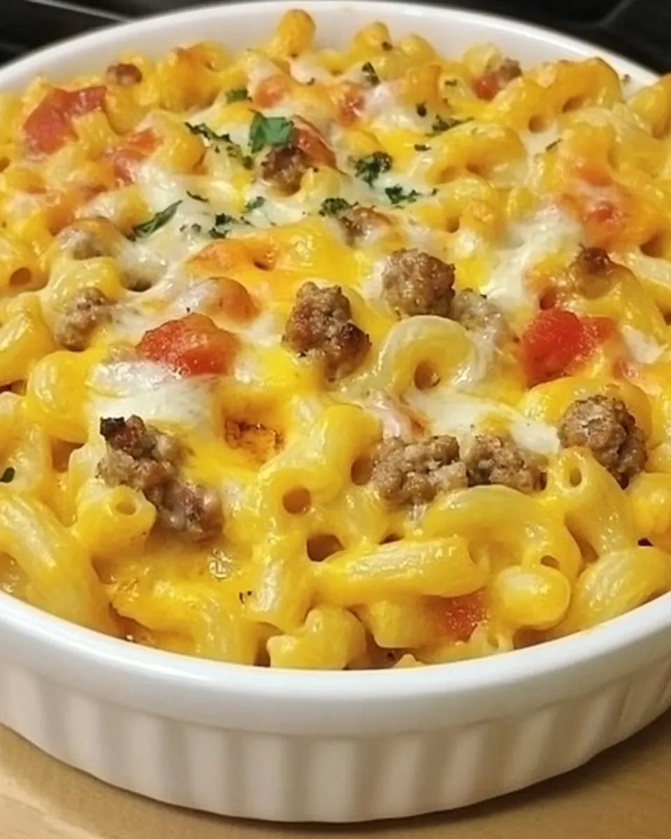 Stovetop Sausage Mac and Cheese