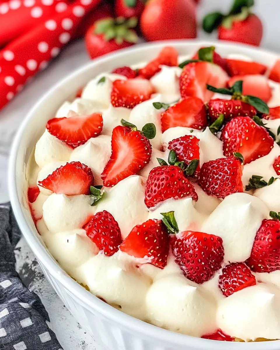 Strawberries and Cream Cake