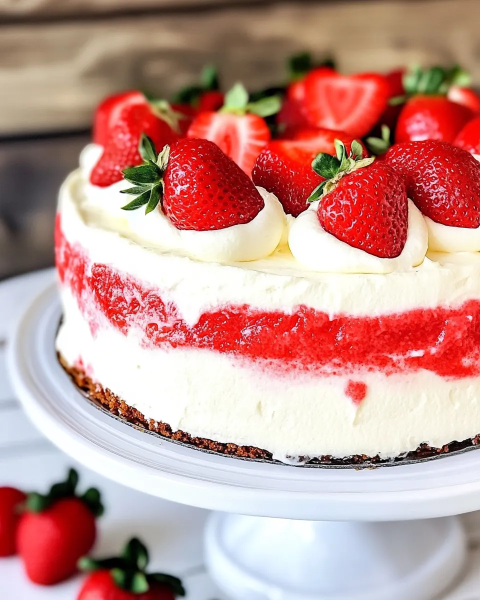 Strawberries and Cream Cake