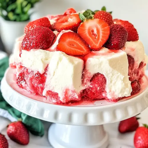 Strawberries and Cream Cake
