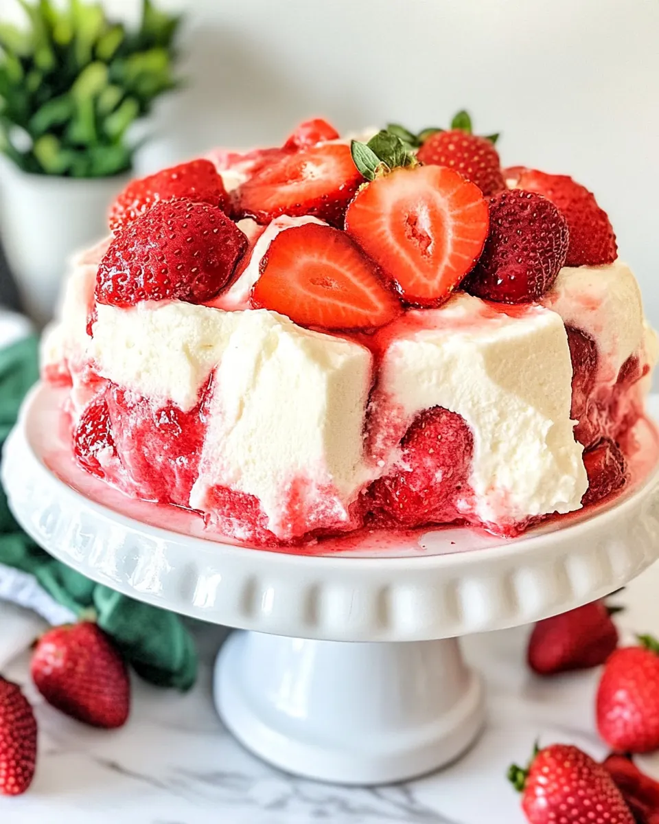 Strawberries and Cream Cake