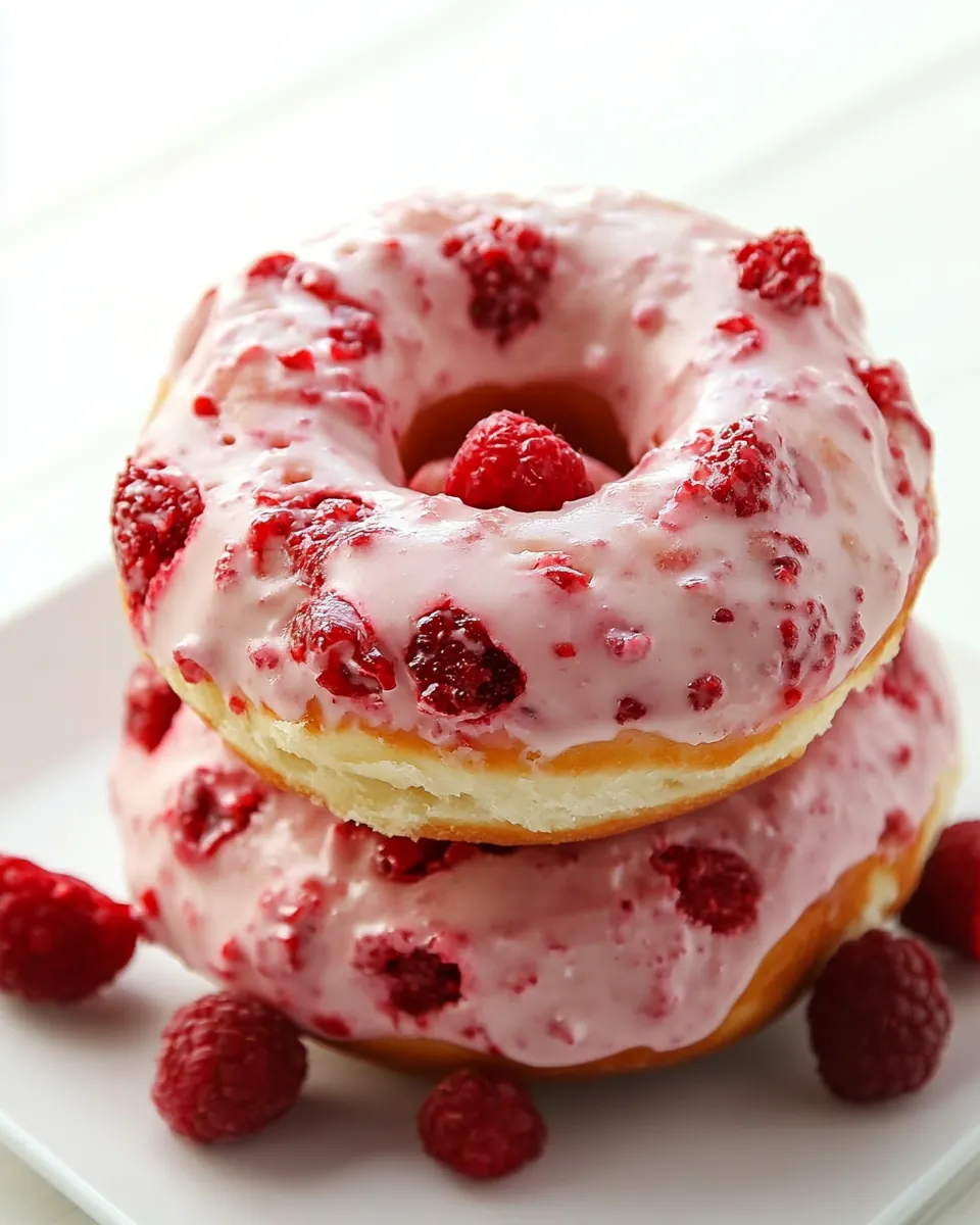 Strawberries and Cream Donuts