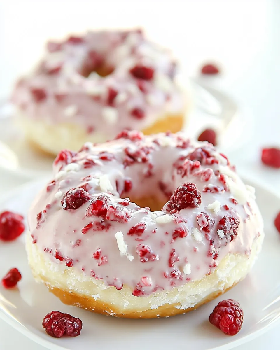 Strawberries and Cream Donuts