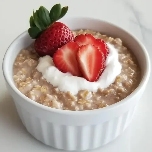 Strawberries and Cream Oatmeal