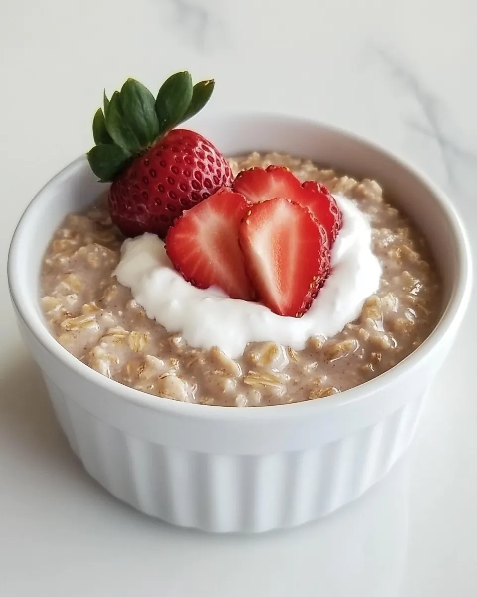 Strawberries and Cream Oatmeal