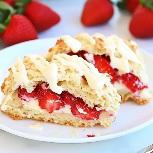 Strawberries and Cream Scones