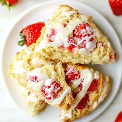 Strawberries and Cream Scones