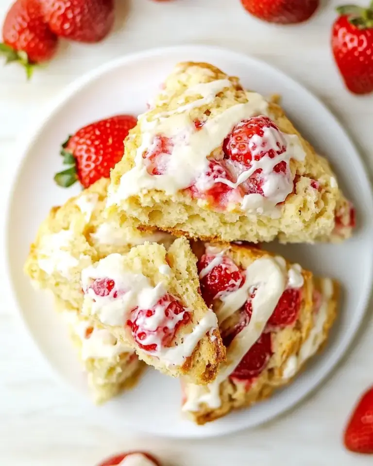 Strawberries and Cream Scones