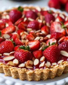 Strawberry Almond Cream Tart