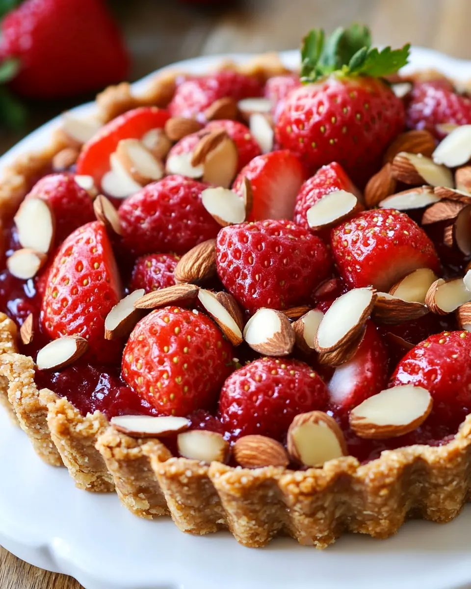 Strawberry Almond Cream Tart