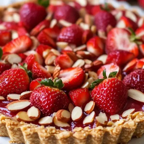 Strawberry Almond Cream Tart
