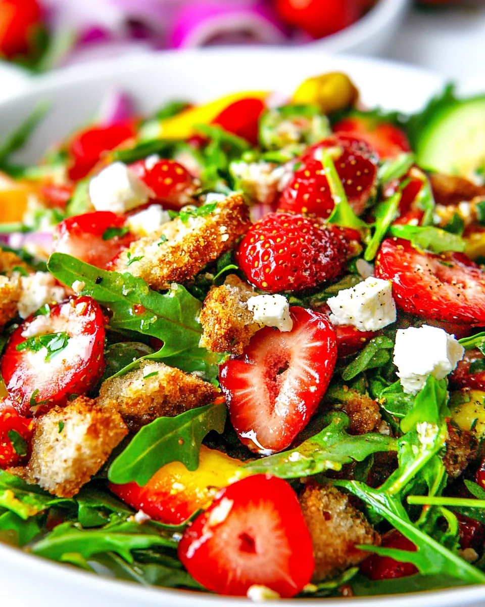 Strawberry Arugula Salad