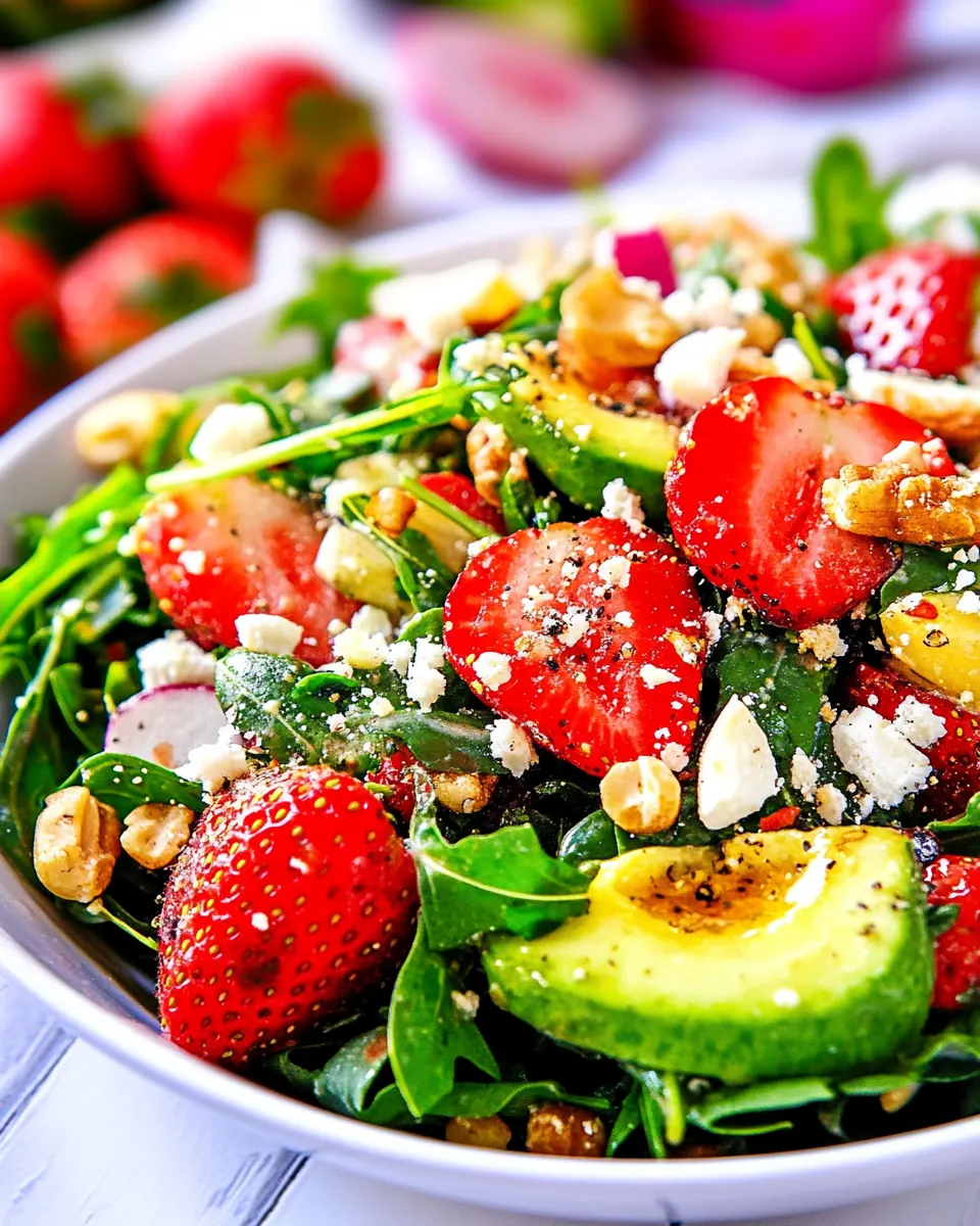 Strawberry Arugula Salad