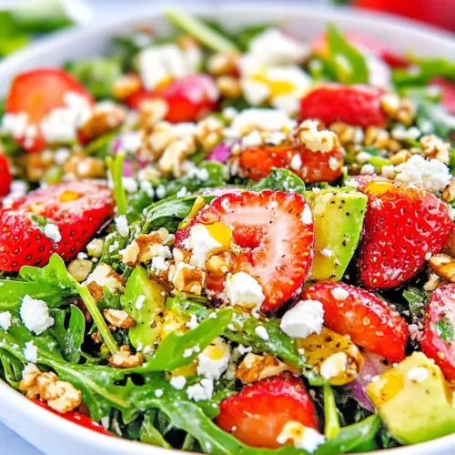 Strawberry Arugula Salad