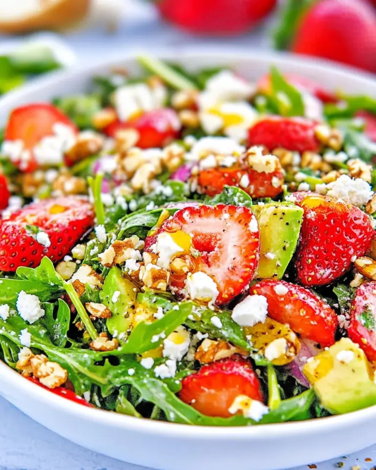 Strawberry Arugula Salad