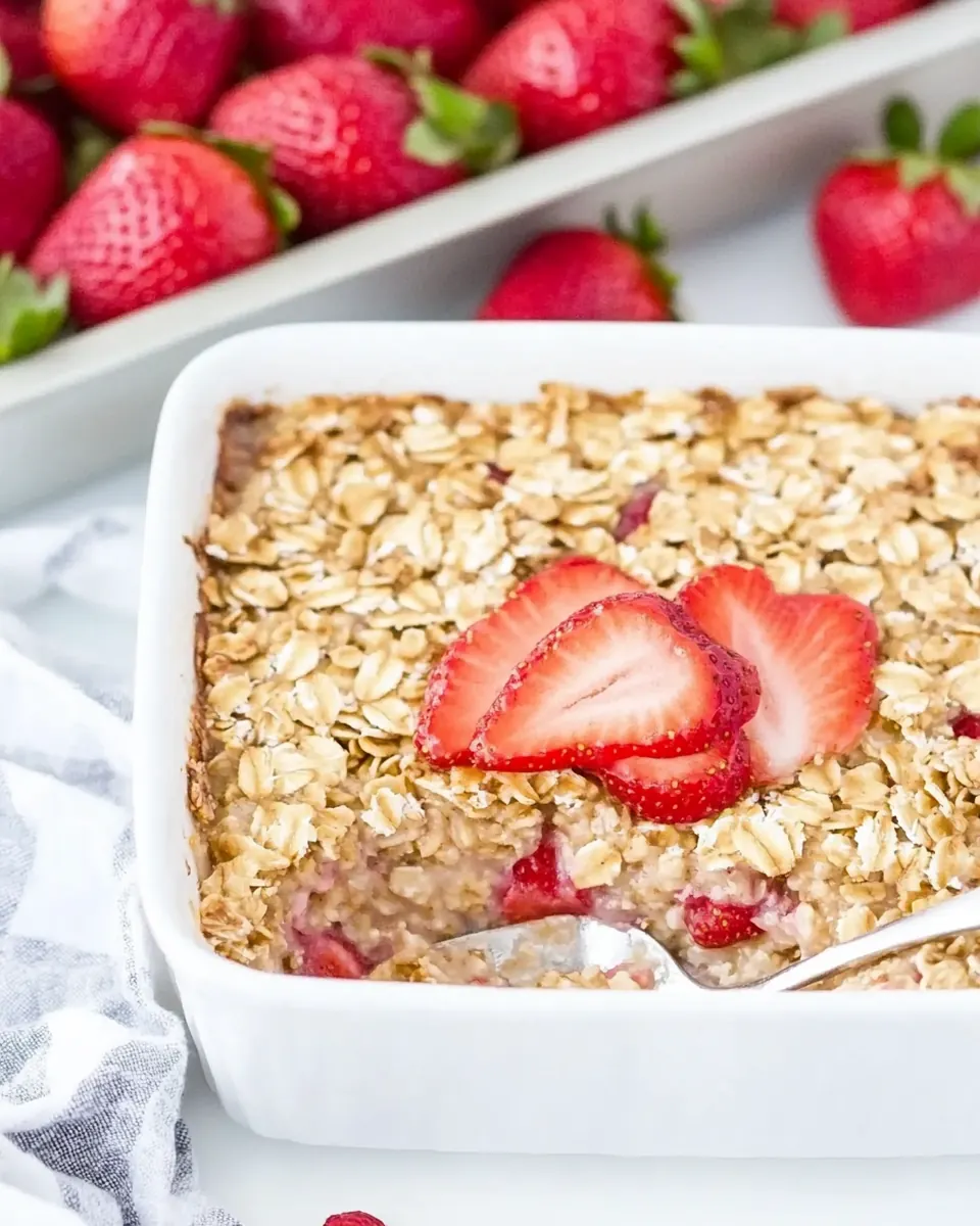 Strawberry Baked Oatmeal