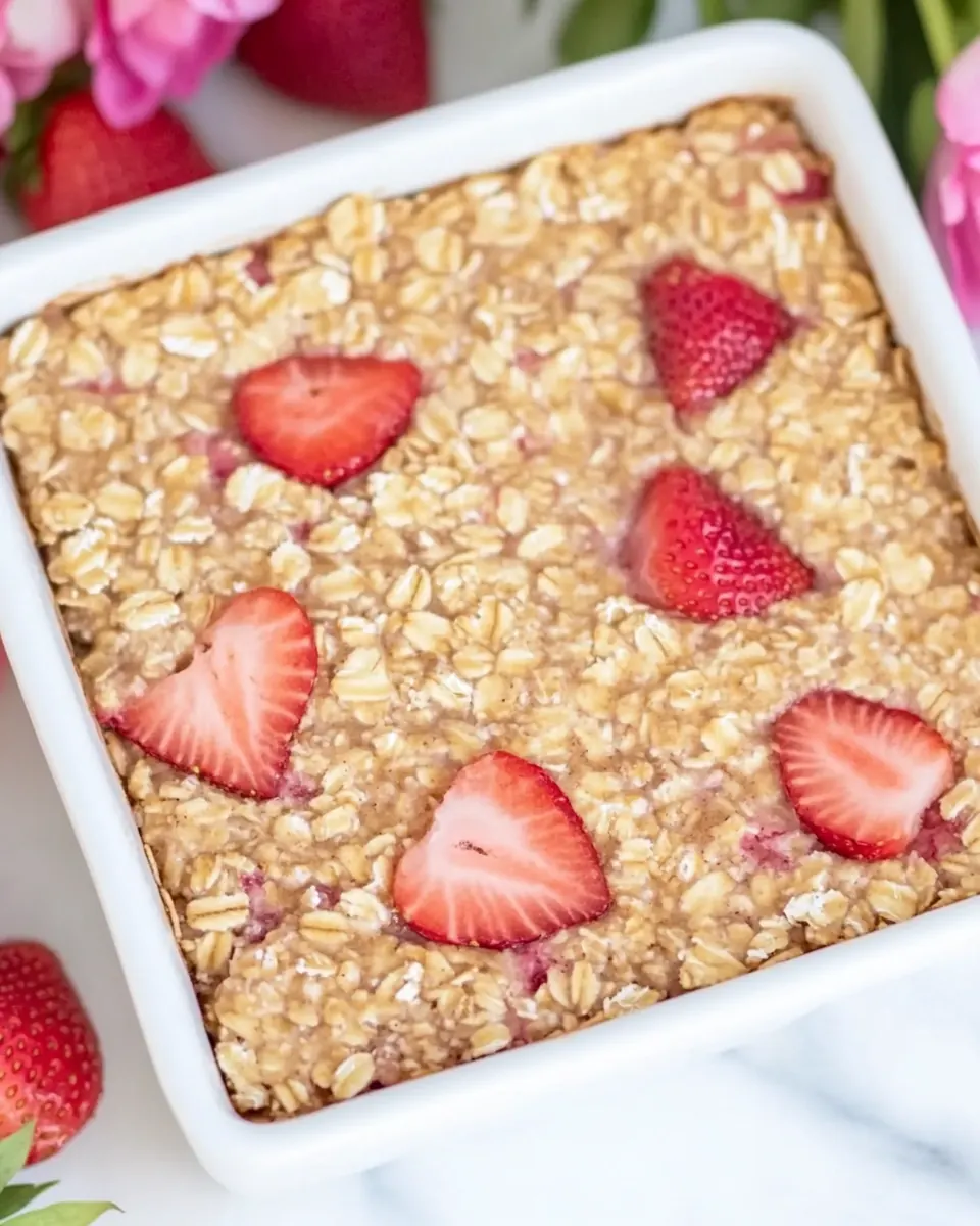 Strawberry Baked Oatmeal