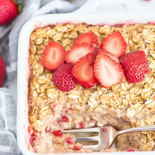Strawberry Baked Oatmeal