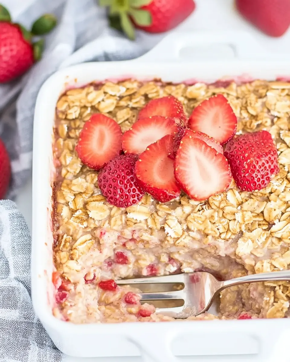 Strawberry Baked Oatmeal