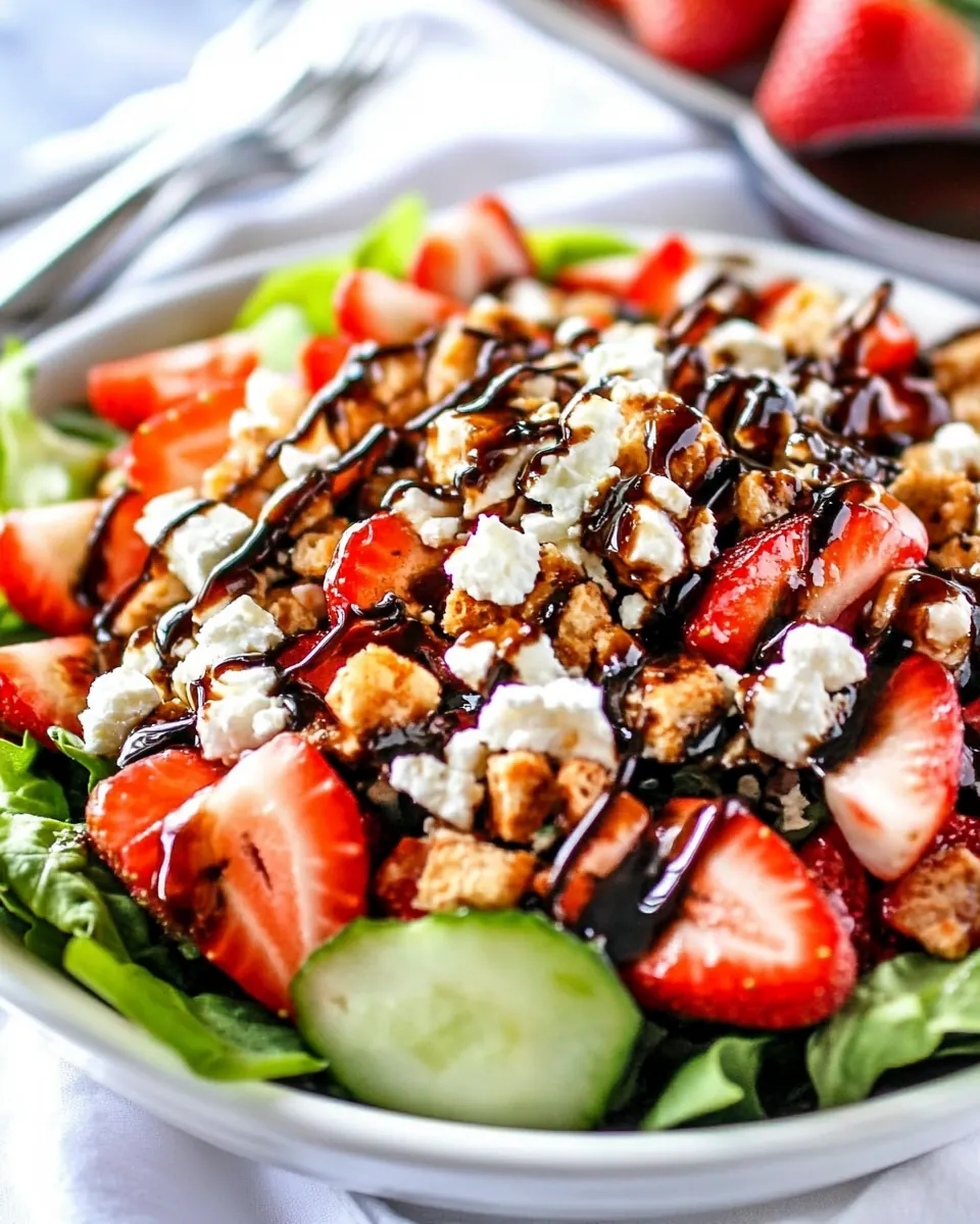 Strawberry Balsamic Salad