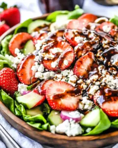 Strawberry Balsamic Salad