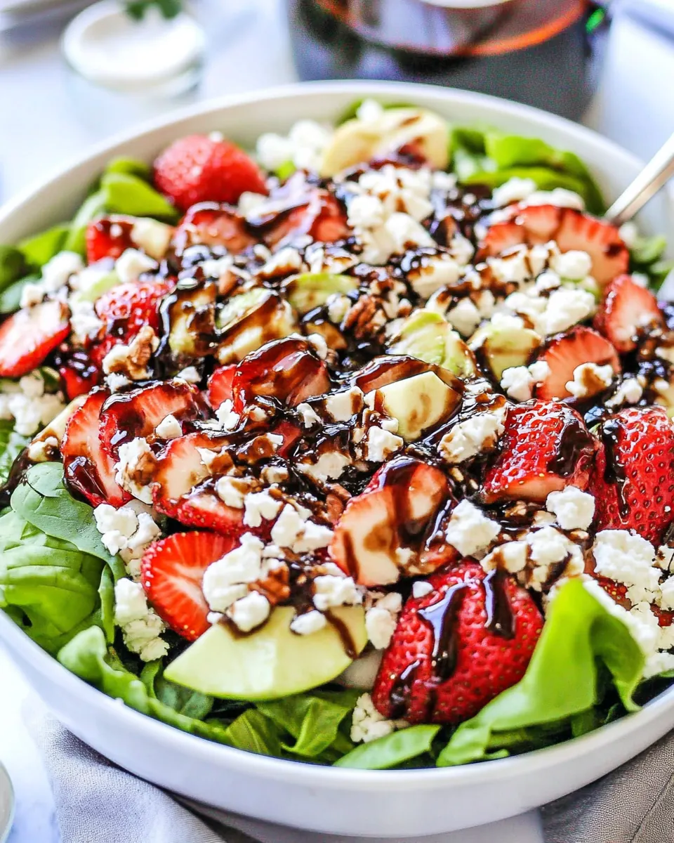 Strawberry Balsamic Salad