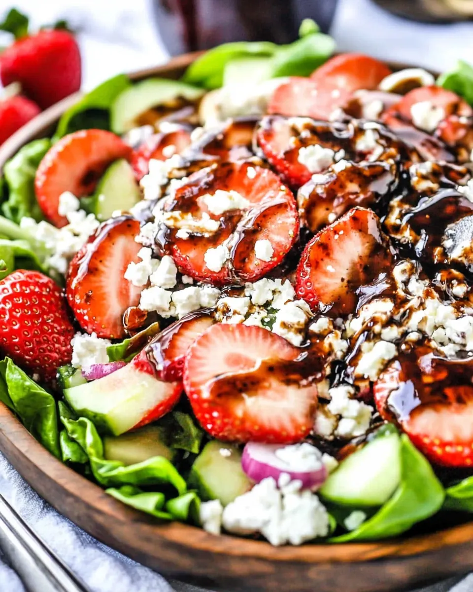 Strawberry Balsamic Salad
