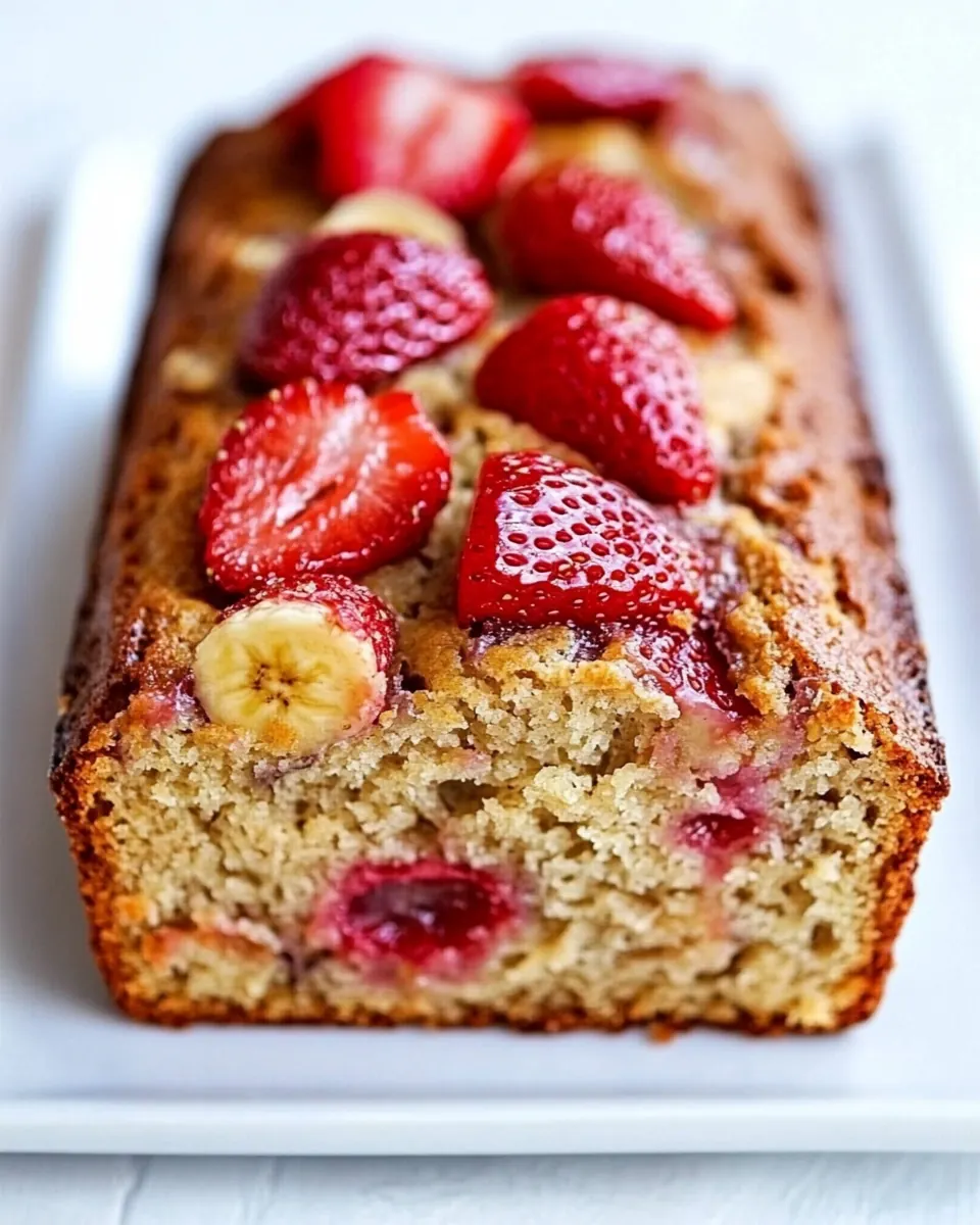 Strawberry Banana Bread