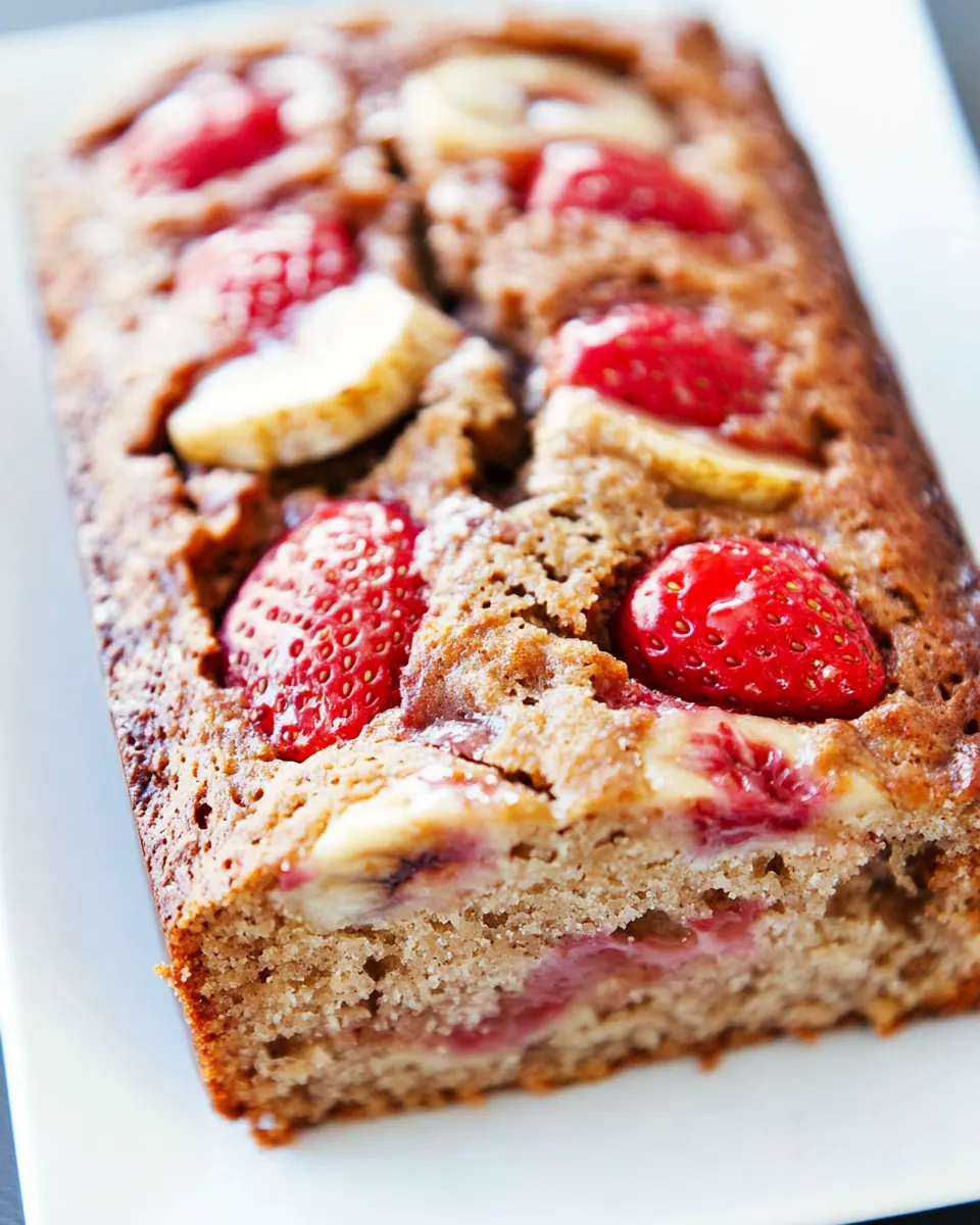Strawberry Banana Bread