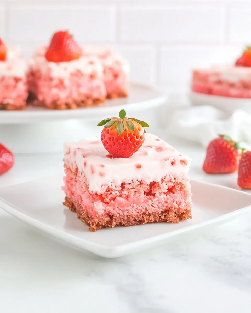 Strawberry Brownies