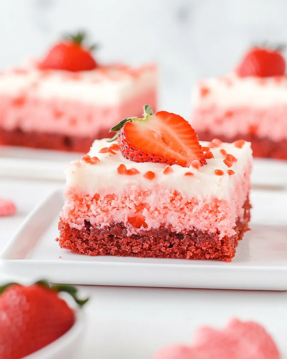 Strawberry Brownies