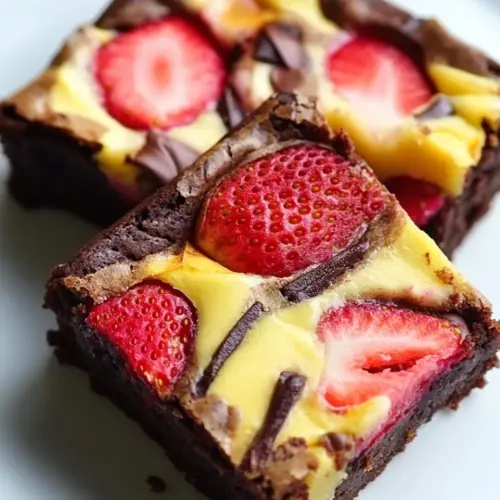 Strawberry Brownies