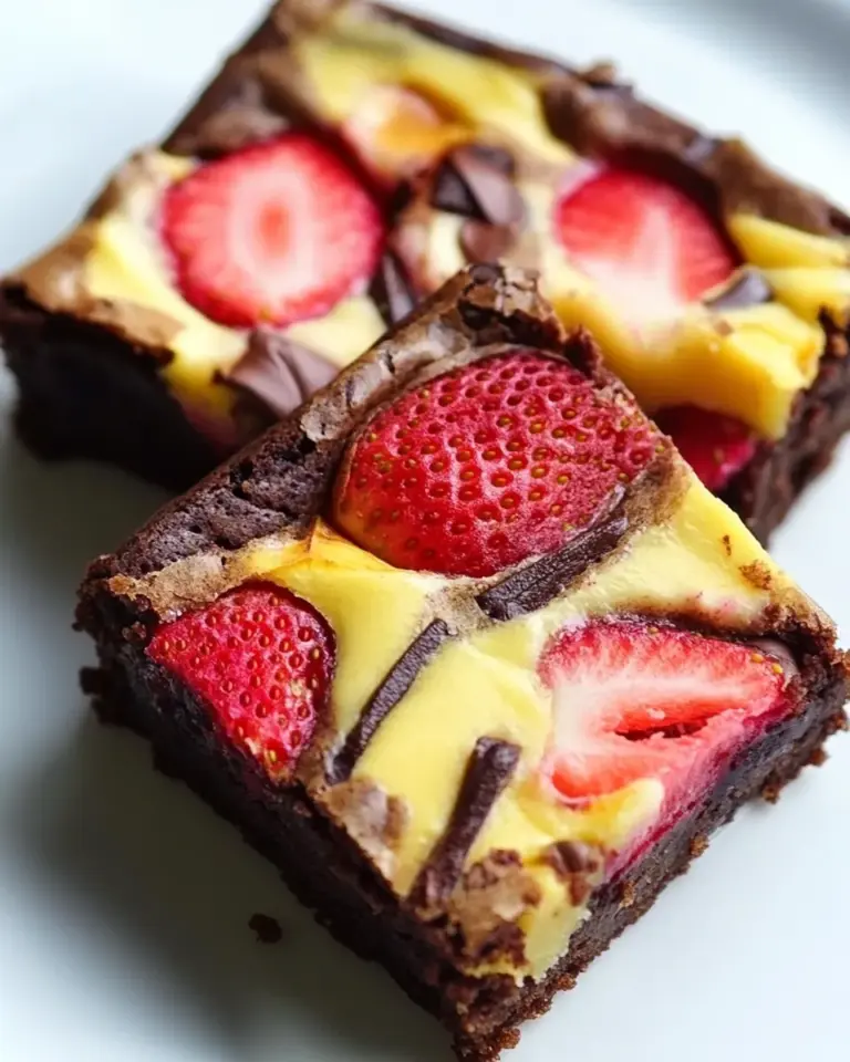 Strawberry Brownies