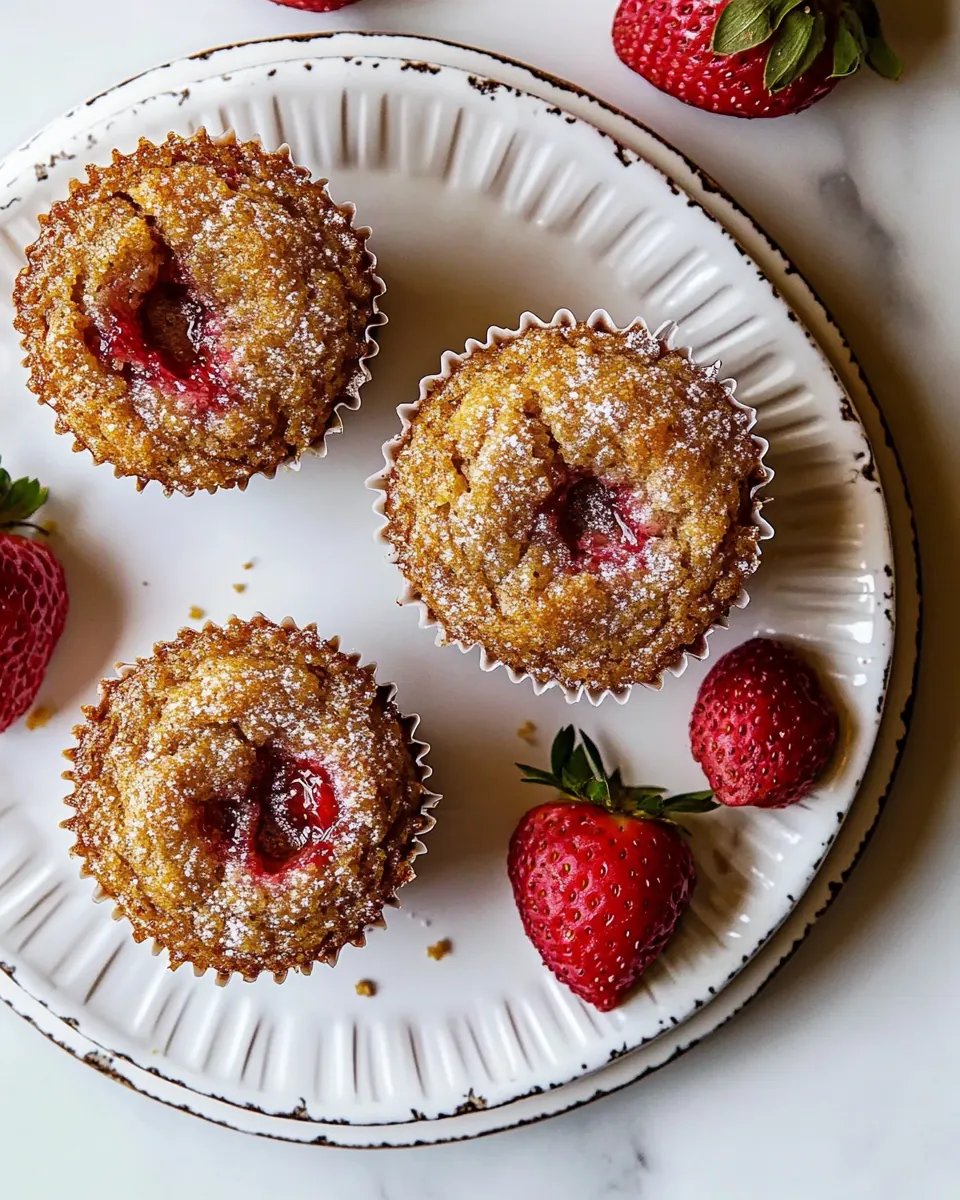 Strawberry Caramel Muffins