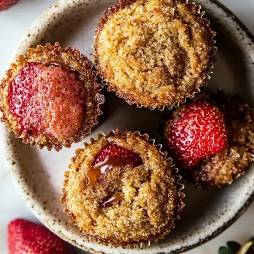 Strawberry Caramel Muffins