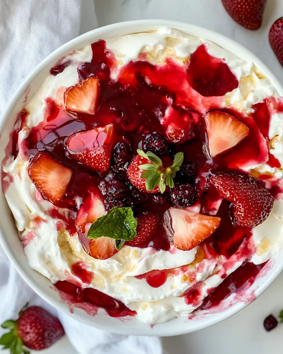 Strawberry Cheesecake Dip
