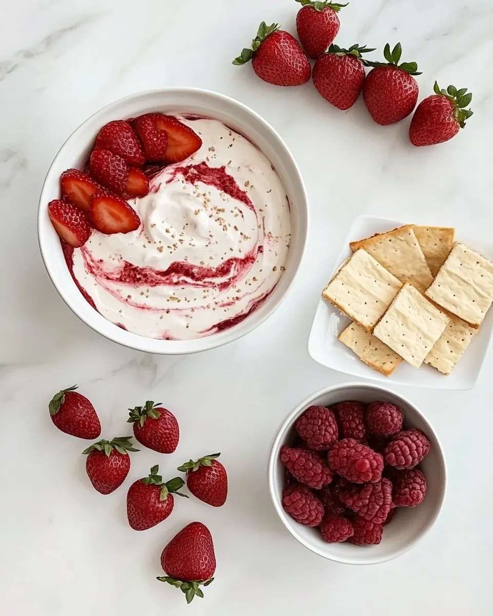 Strawberry Cheesecake Dip