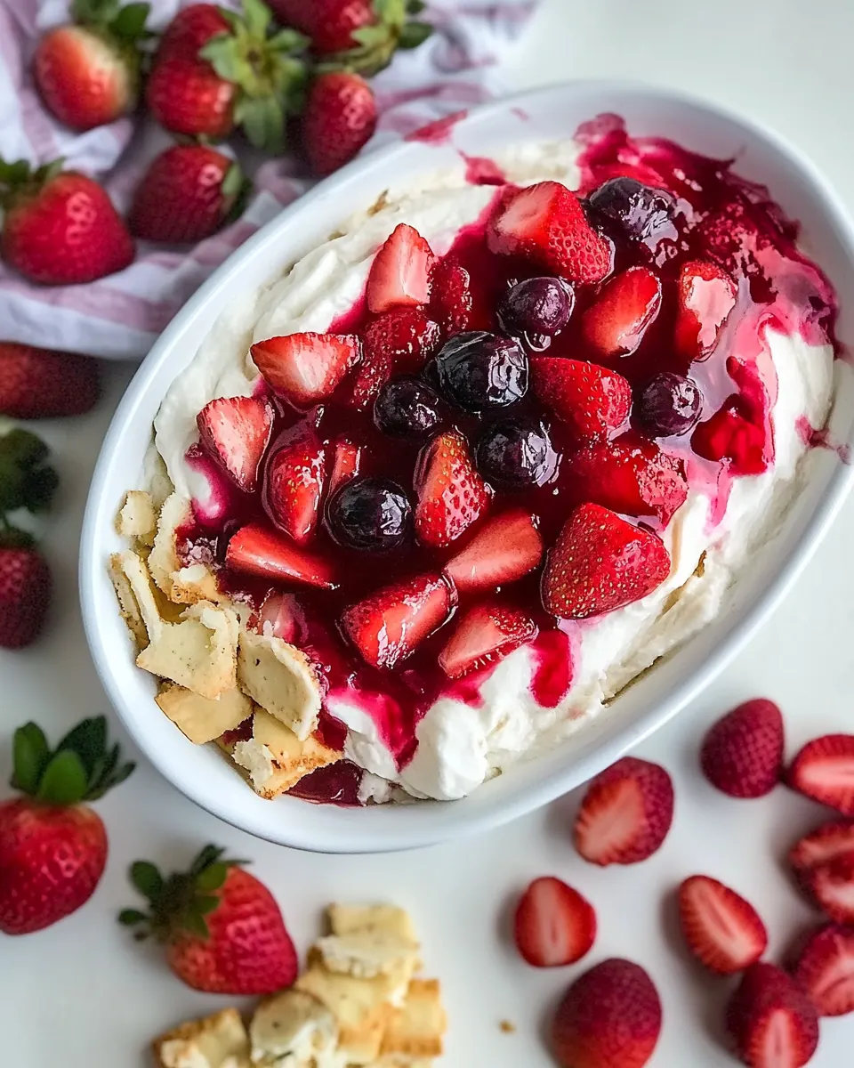 Strawberry Cheesecake Dip