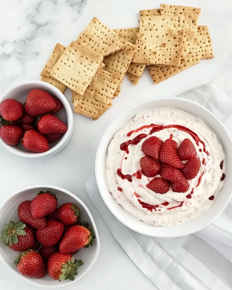 Strawberry Cheesecake Dip