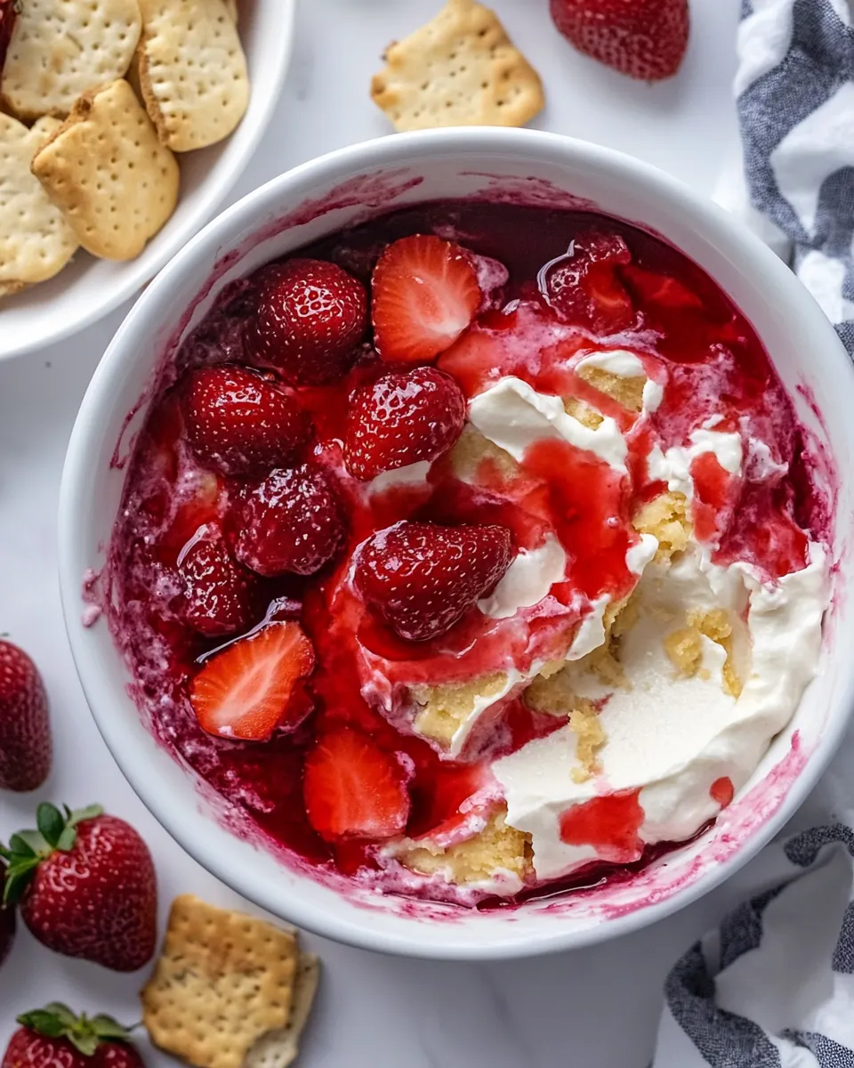 Strawberry Cheesecake Dip