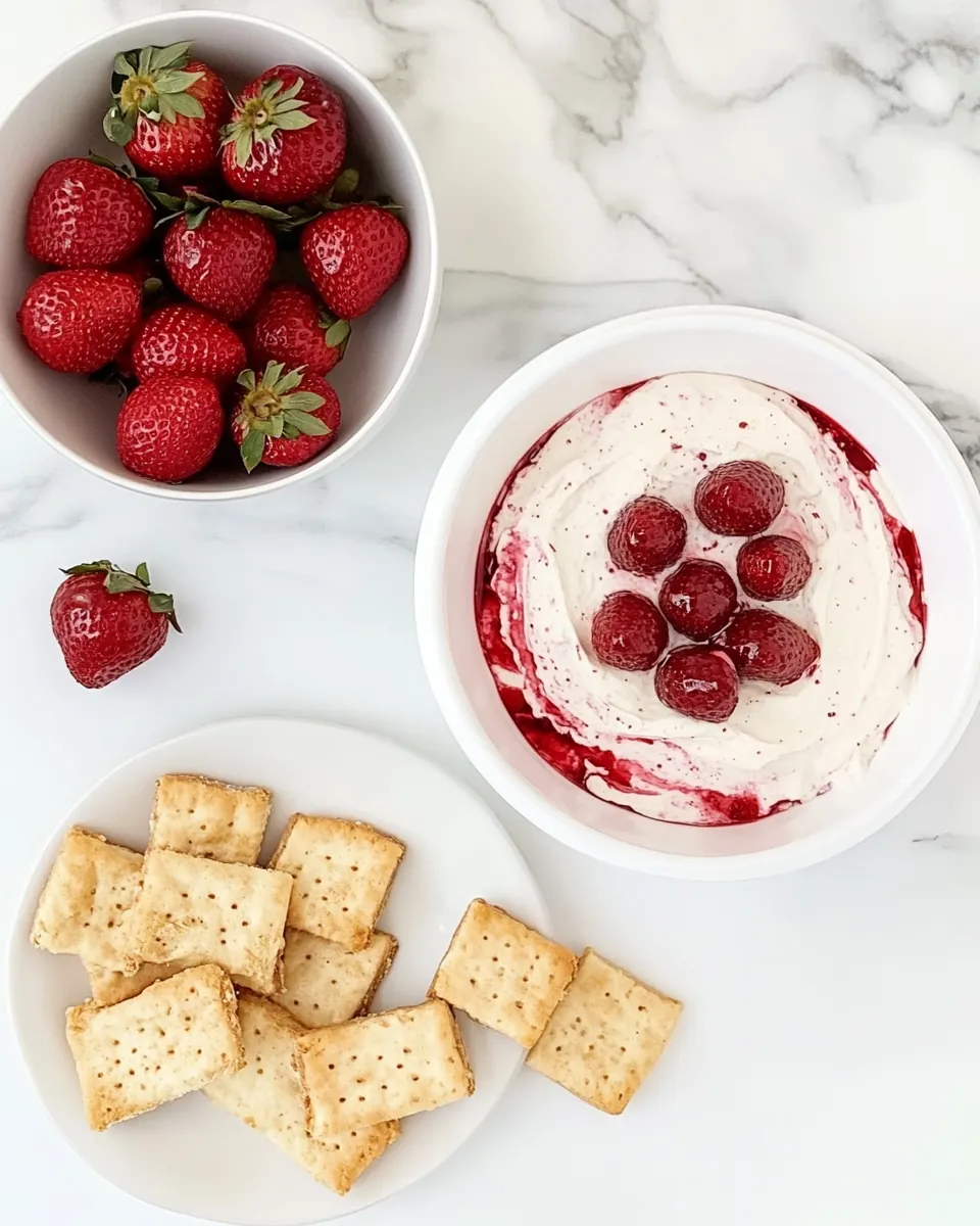 Strawberry Cheesecake Dip