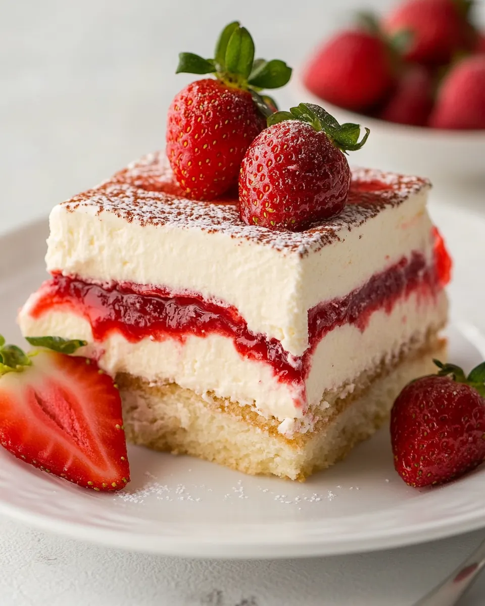 Strawberry Cheesecake Tiramisu