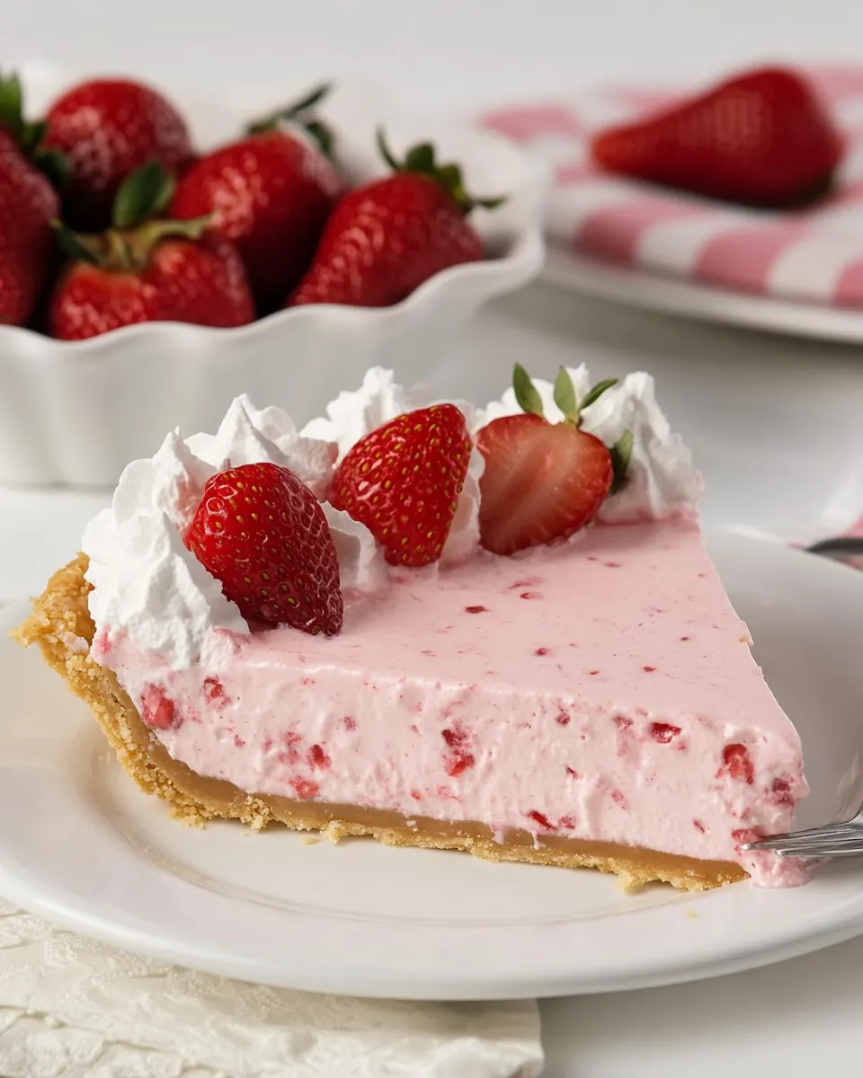 Strawberry Chiffon Pie